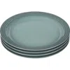 Le Creuset Vancouver Set Of 4 Salad Plates In Sea Salt