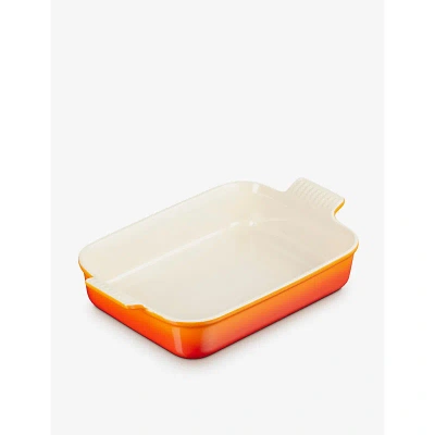 Le Creuset Volcanic Heritage Stoneware Rectangular Dish 19cm