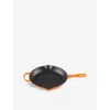 Le Creuset Volcanic Signature Round Cast-iron Skillet 23cm