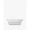 Le Creuset White Heritage Stoneware Rectangular Dish In White