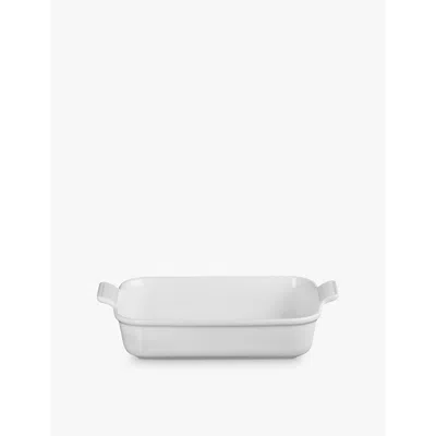 Le Creuset White Heritage Stoneware Rectangular Dish