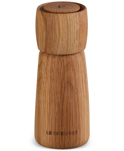Le Creuset White Oak Alpine Pepper Mill, 7"