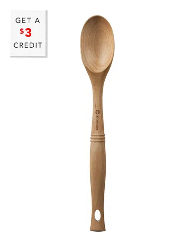 Le Creuset Wooden Spoon With $3 Credit In Neutral