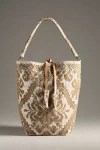 Le Daf Terry Bucket Bag In Green
