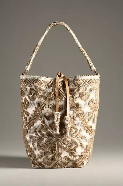 Le Daf Terry Bucket Bag In Green