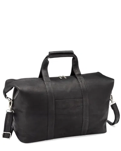 Le Donne Hudson Weekend Leather Duffel Bag In Black