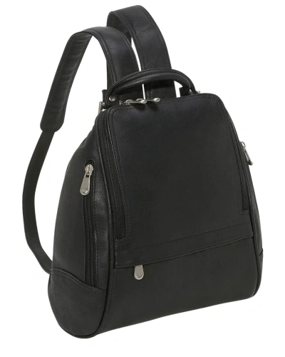 Le Donne Leather Backpack In Black