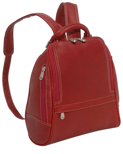 Le Donne Leather Backpack In Red