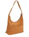 LE DONNE LE DONNE TOP ZIP LEATHER HOBO BAG