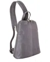 LE DONNE LE DONNE U-ZIP BAG LEATHER SLING/BACKPACK