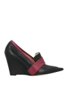 Le Fabian Woman Loafers Black Size 7 Leather In Black