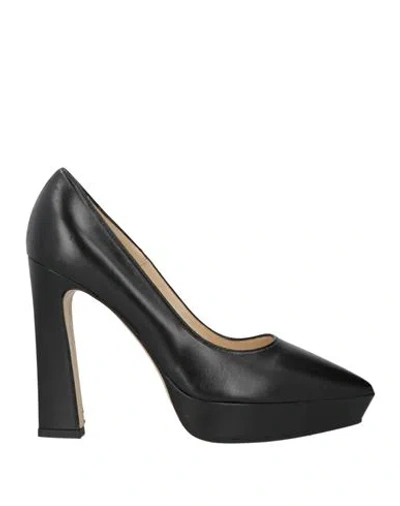 Le Fabian Woman Pumps Black Size 7 Leather