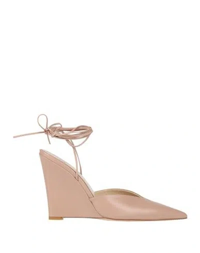 Le Fabian Woman Pumps Blush Size 9 Leather