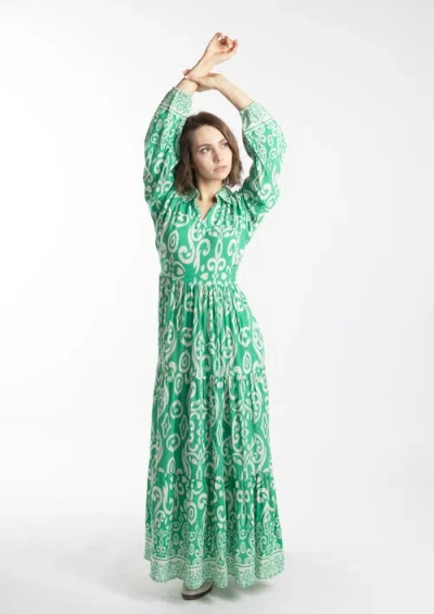Le Fafo Alla Dress In Green
