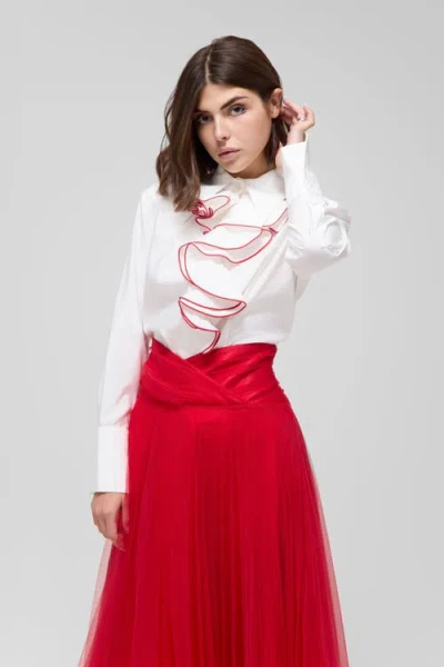 Le Fafo Emma Blouse In White