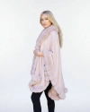 Le Fafo Julia Poncho Cape In Pink
