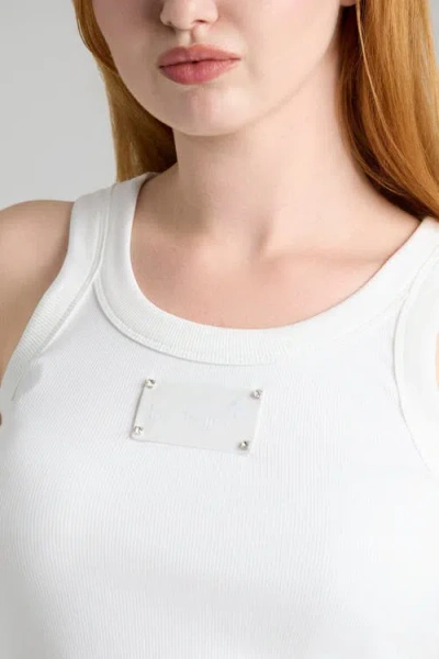Le Fafo Maya Tank Top In White