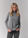Le Fafo Mongolian Cashmere Turtleneck Sweater In Multi