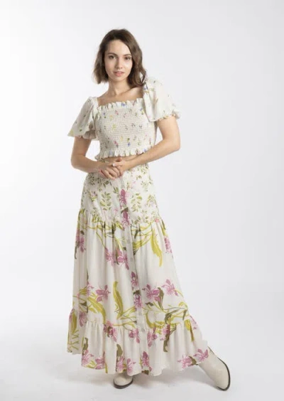 Le Fafo Reefa Set Top &  Skirt In White