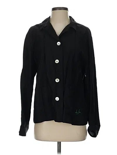 Pre-owned Le Fou By Wilfred Long Sleeve Blouse In Black
