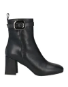 Le Gazzelle Woman Ankle Boots Black Size 9 Leather