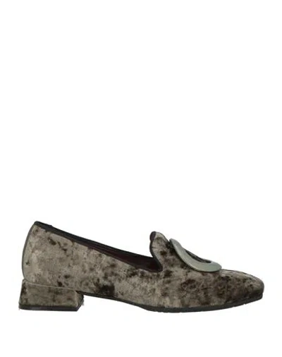 Le Gazzelle Woman Loafers Sage Green Size 8 Textile Fibers