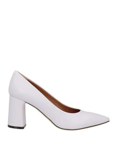 Le Gazzelle Woman Pumps Lilac Size 8 Leather In Purple