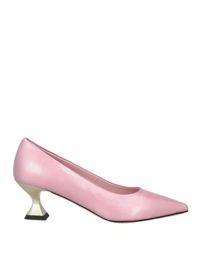Le Gazzelle Woman Pumps Pink Size 6 Leather