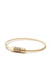 Le Gramme 18k Yellow Gold Le 5g Polished Cable Diamond Bracelet
