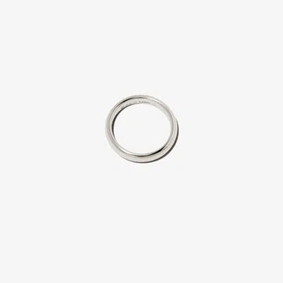 Le Gramme 18k White Gold La 6g Polished Wedding Ring In Silver