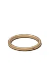 Le Gramme 18kt Yellow Brushed Gold 3 Grams Bangle Ring In Yellow Gold