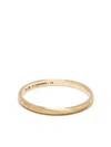 Le Gramme Polished Bangle Ring In Gold