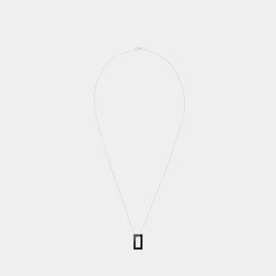 Le Gramme 2.1g Polished  Necklace In Black