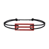 Le Gramme 2,5g Polished Sterling Silver Lacquered Cord Bracelet