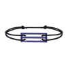 Le Gramme 2,5g Polished Sterling Silver Lacquered Cord Bracelet