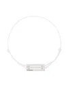 Le Gramme 2,5g Sterling Silver Cord Bracelet In White
