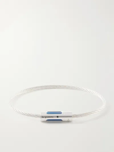 Le Gramme 9g Sterling Silver Bracelet In Metallic