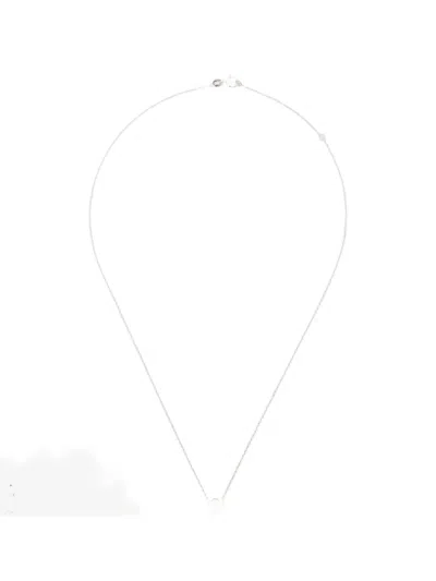 Le Gramme Alphabet Necklace In Silver