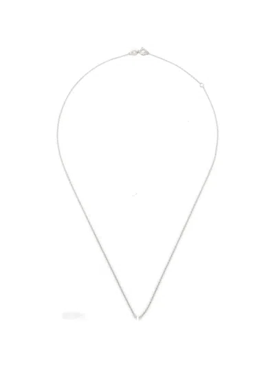 Le Gramme Alphabet Necklace In Silver