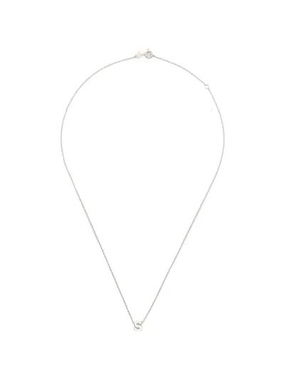 Le Gramme Alphabet Necklace In Silver