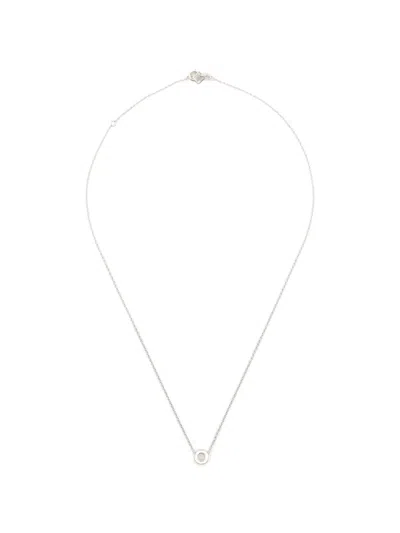 Le Gramme Alphabet Necklace In Silver