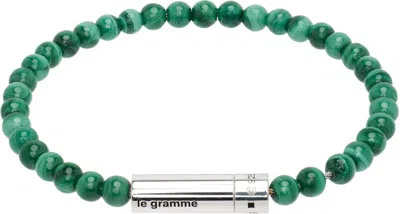 Le Gramme Bead 'le 11g' Bracelet In Green