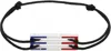 Le Gramme Black Lacquered Cord 'le 2.5g' Bracelet In Tricolor