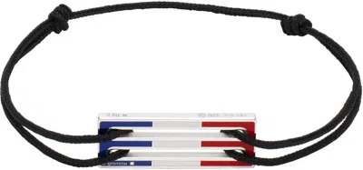 Le Gramme Black Lacquered Cord 'le 2.5g' Bracelet