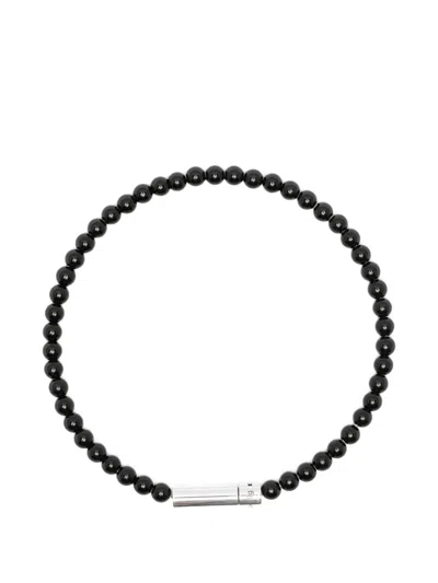 Le Gramme Black Onyx Beads Bracelet