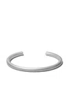 Le Gramme Brushed Bangle Bracelet In Silver