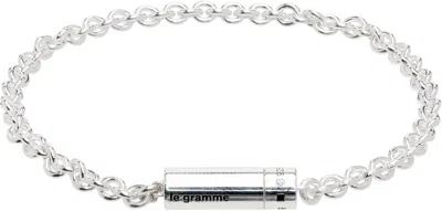 Le Gramme Cable Chain 'le 11g' Bracelet In Silver