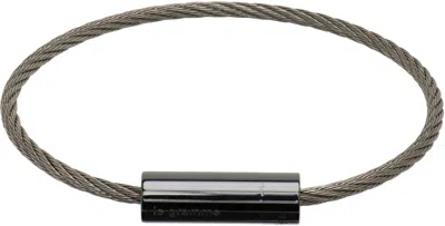 Le Gramme Cable 'le 7g' Bracelet In Gray