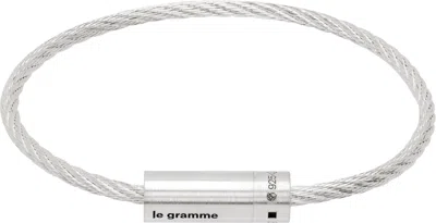 Le Gramme Cable 'le 9g' Bracelet In Silver