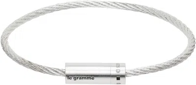 Le Gramme Cable 'le 9g' Bracelet In Silver